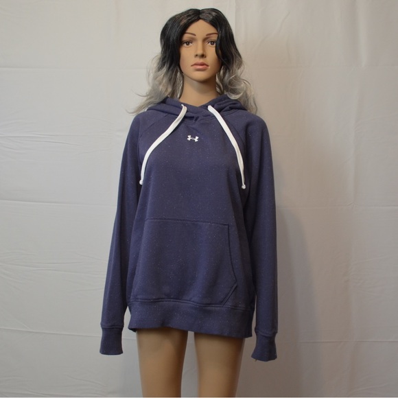 Under Armour Tops - Under Armour Pullover Hoodie Blue/Purple Women’s Large